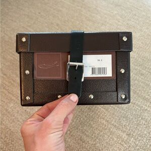 Alaia Leather Strap Shoe Box